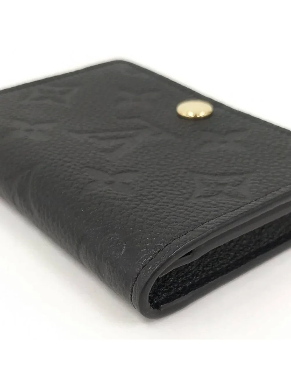 Louis Vuitton Envelope Calto Visit Card Case Monogram Empreinte Noir